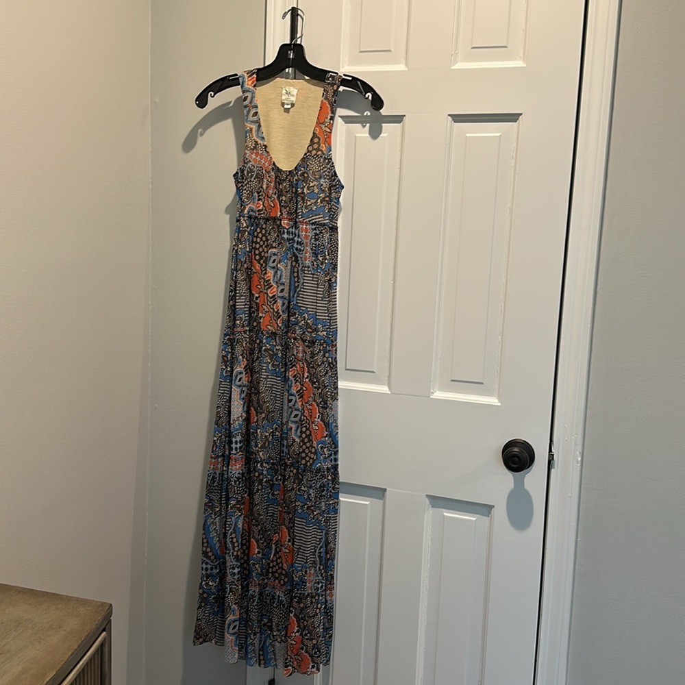 Anthropologie Multicolor Patchwork Maxi Dress - image 2
